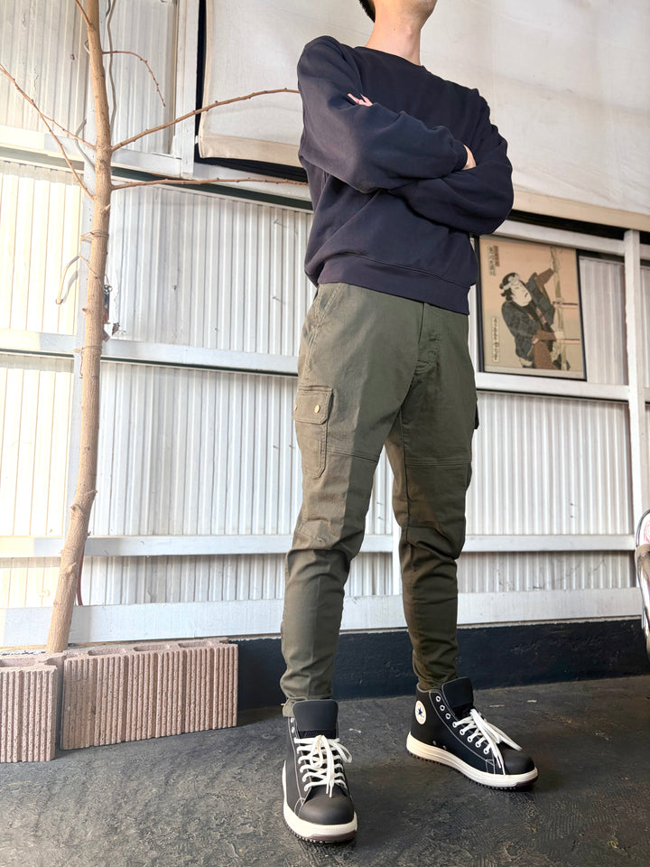 カセヤマ ブッシュパンツ3 ストレッチ カーキ | 鳶職向け – kagura395