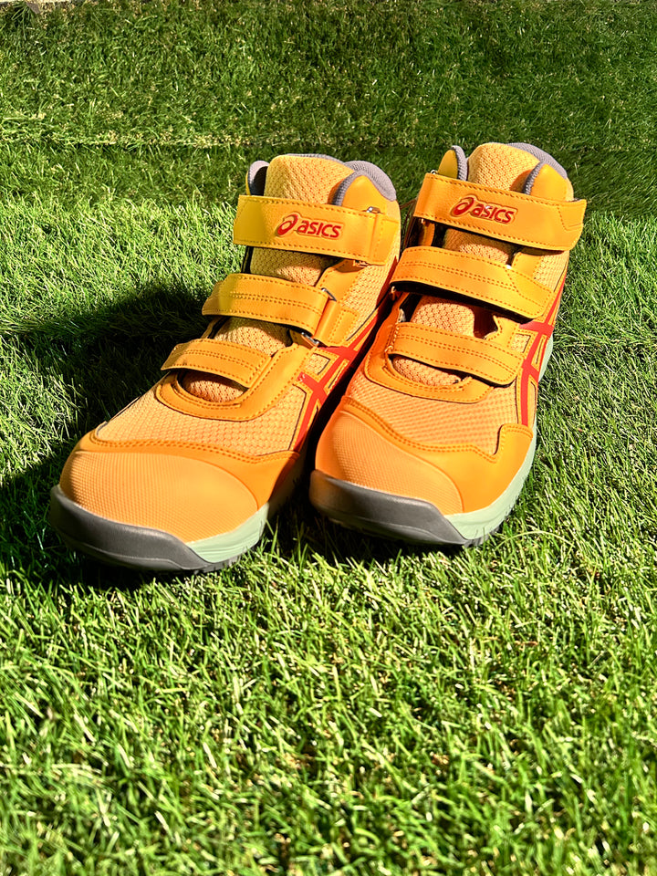 ASICS WINJOB CP216 安全靴 タイガーイエロー ウィンジョブ®CP216 3E相当 | タイガーイエロー×スパイスラテ